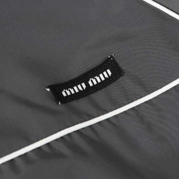 Miu Miu Technical Silk Zipper Blouson Women's Jacket - Picture 6 of 14